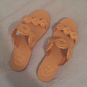 Jack Rogers Lauren style sandal sz 7